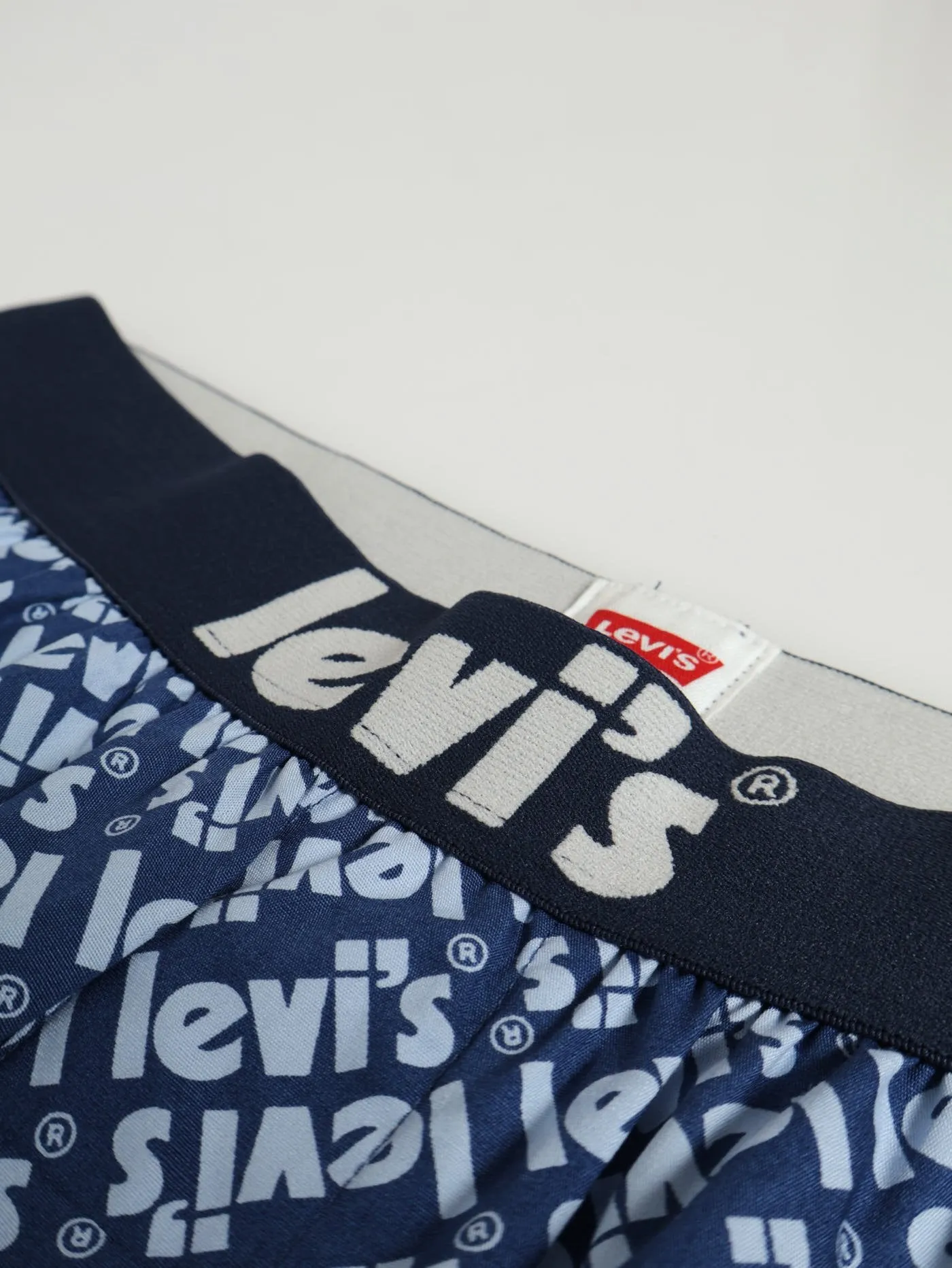 1 Pack Poster Logo Woven Boxer - Blue