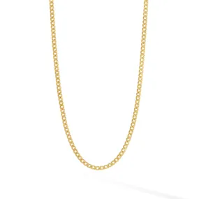 2mm Cuban Chain Necklace