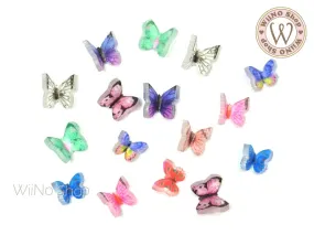 3D Butterfly Nail Art Decorations - 10 pcs