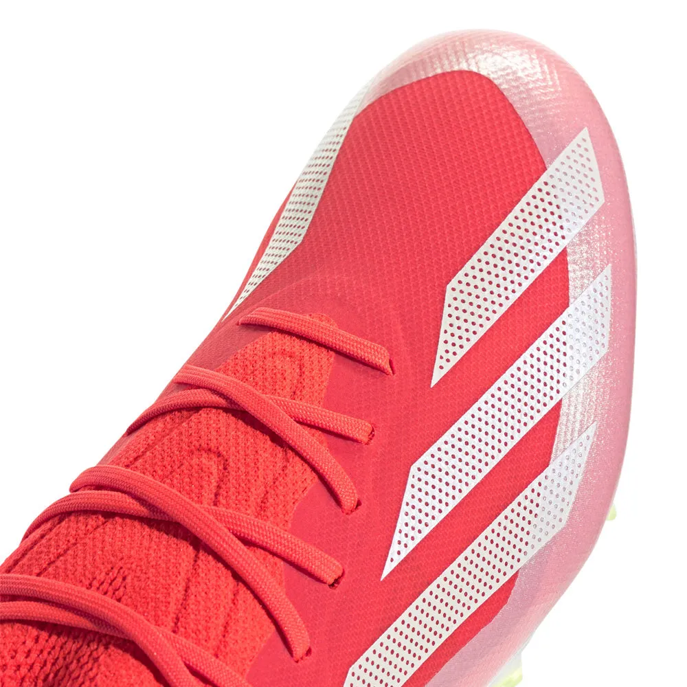 Adidas X Crazyfast Elite FG Football Boots (Solar Red/White/Yellow)