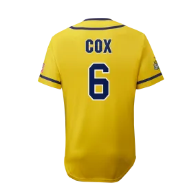 Bananas Ryan Cox #6 EvoShield Jersey - Yellow