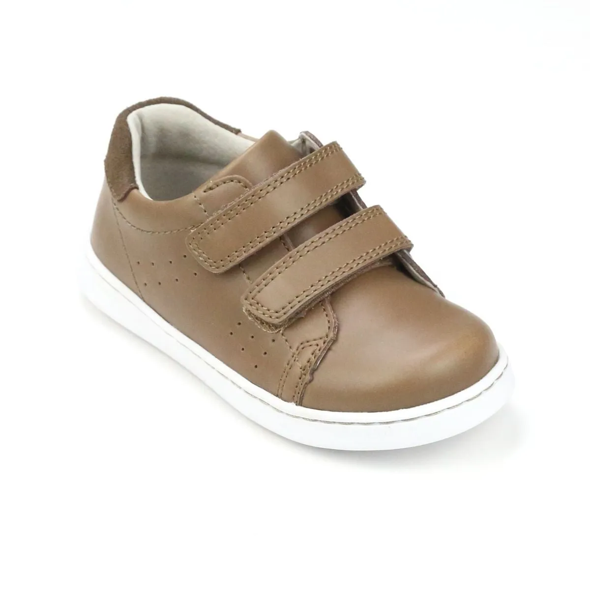 Boys Kyle Double Velcro Leather Sneaker