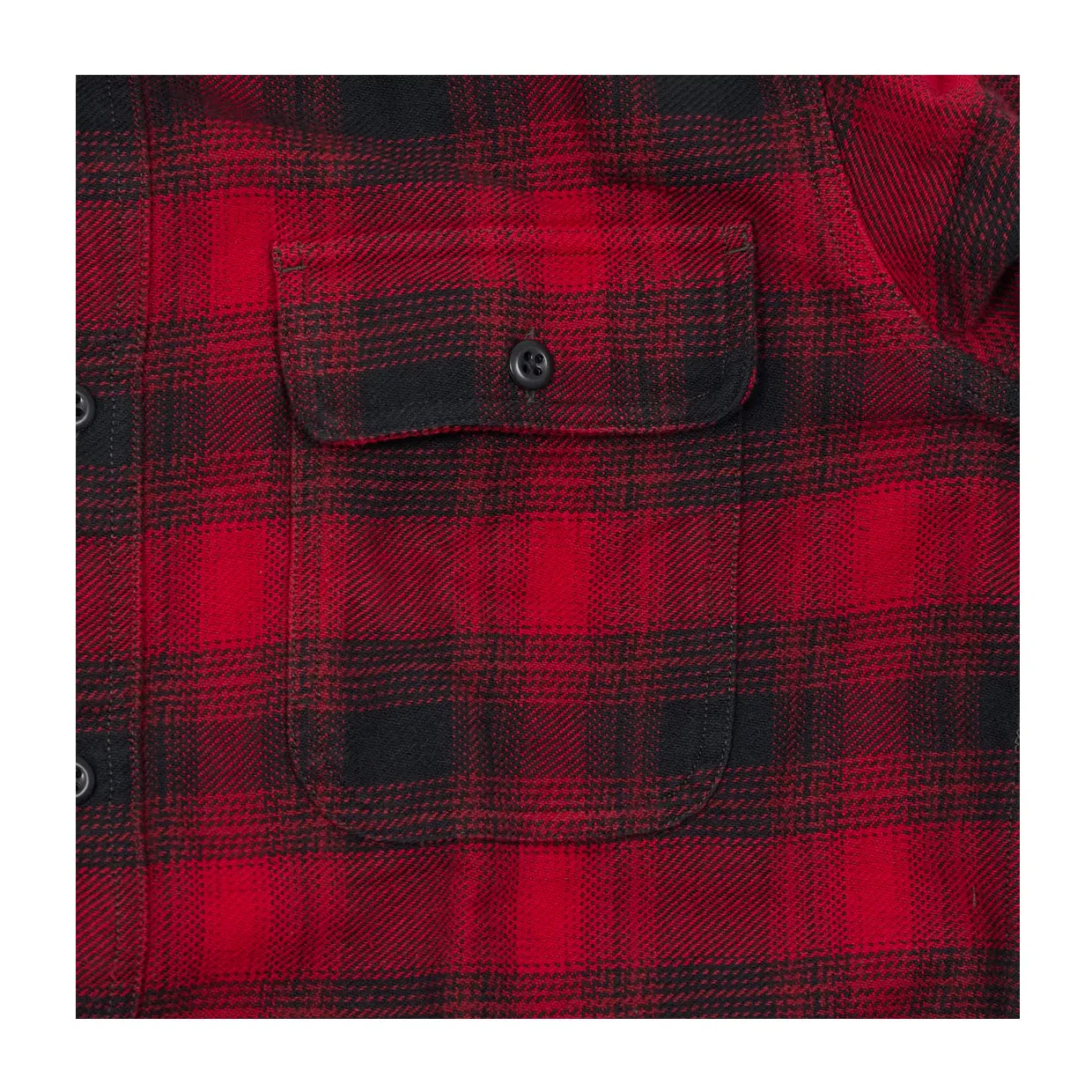 Camicia Uomo Filson Vintage Flannel Work Shirt Rosso / Nero