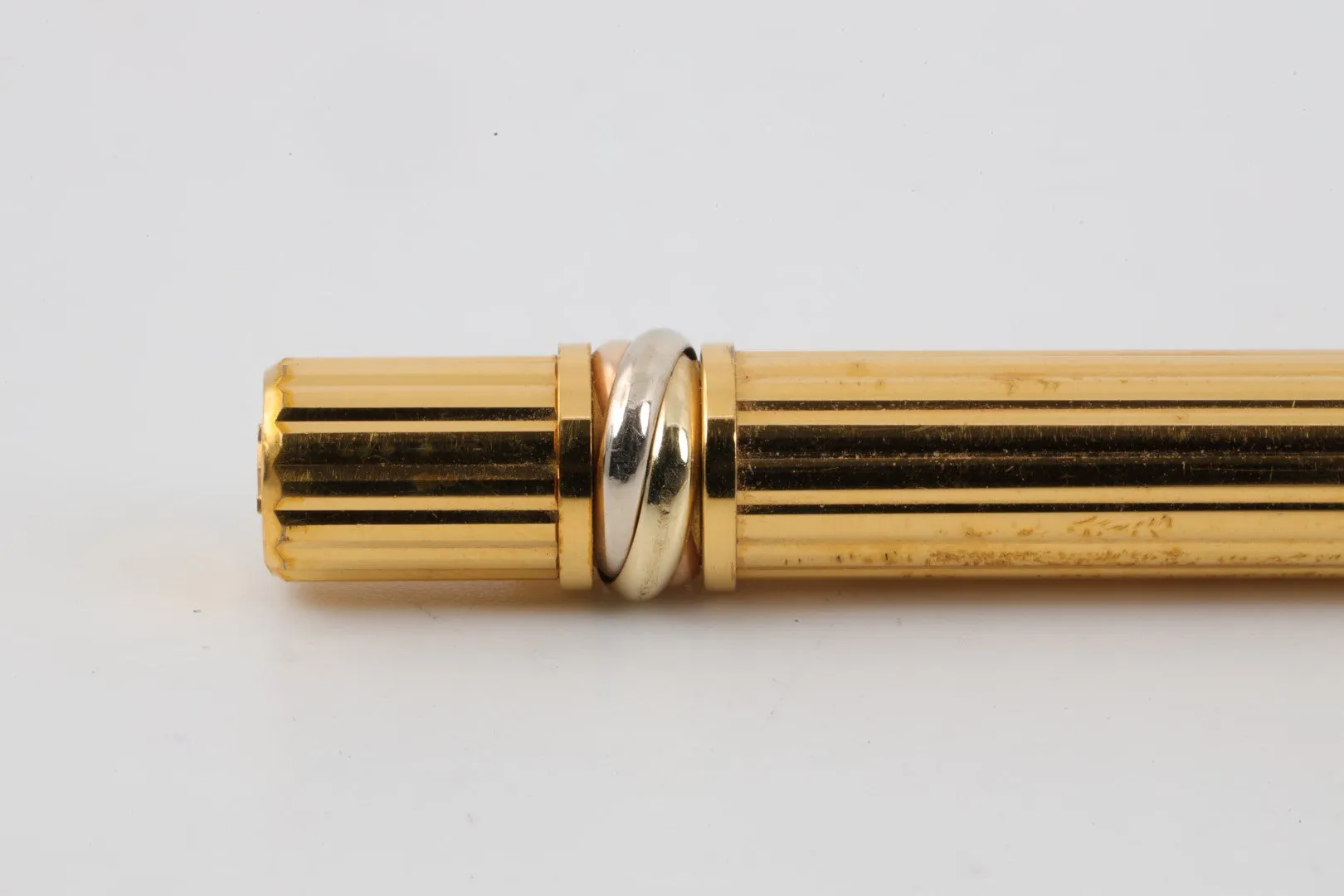 Cartier 925 Gold Plated Silver Trinity Pen (32.16g.)