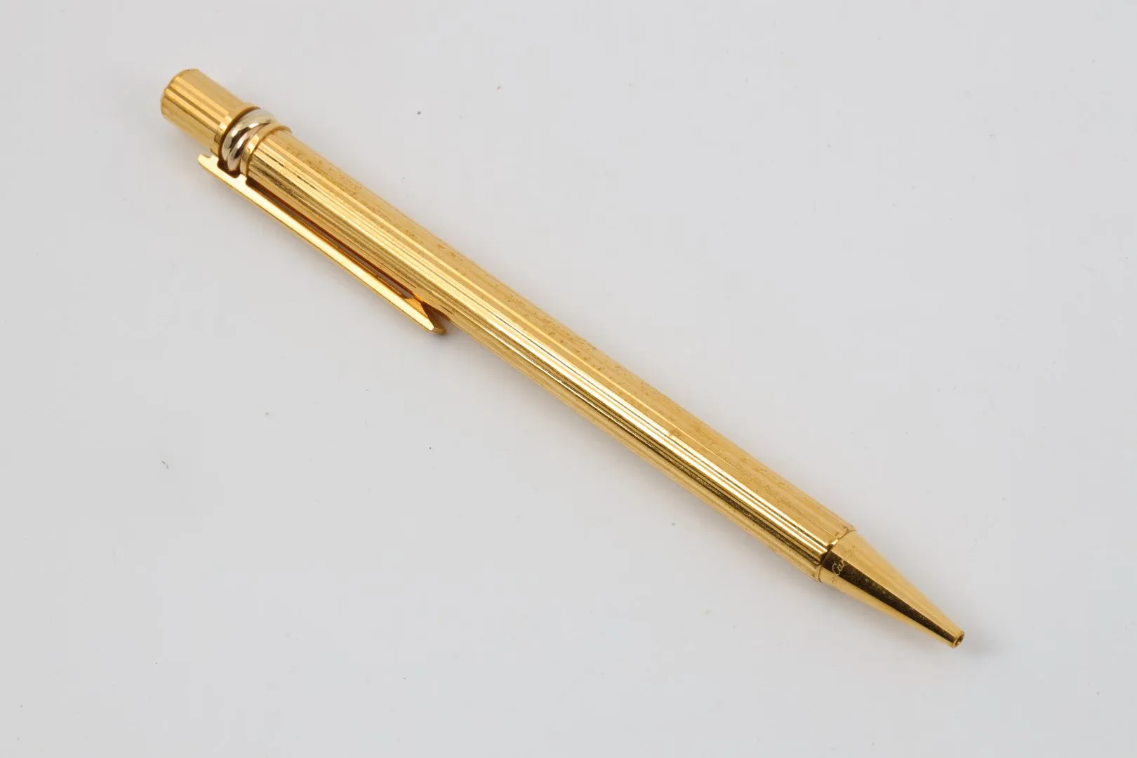 Cartier 925 Gold Plated Silver Trinity Pen (32.16g.)