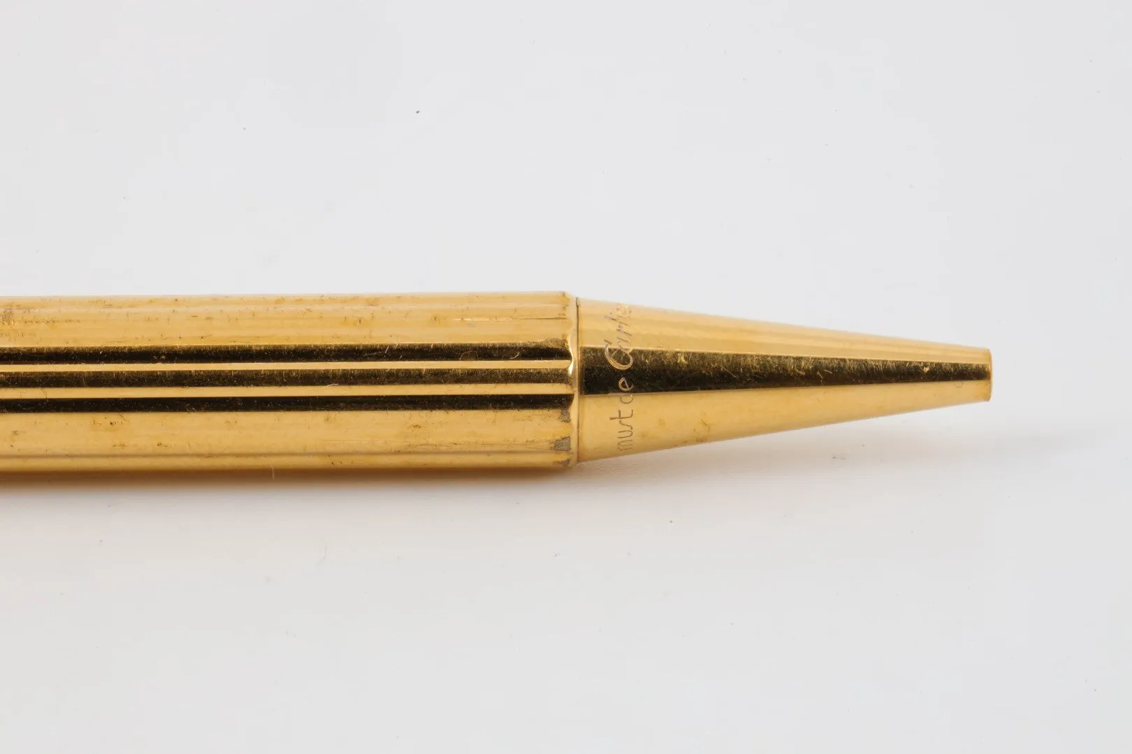 Cartier 925 Gold Plated Silver Trinity Pen (32.16g.)