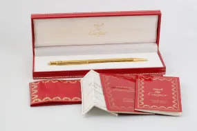 Cartier 925 Gold Plated Silver Trinity Pen (32.16g.)