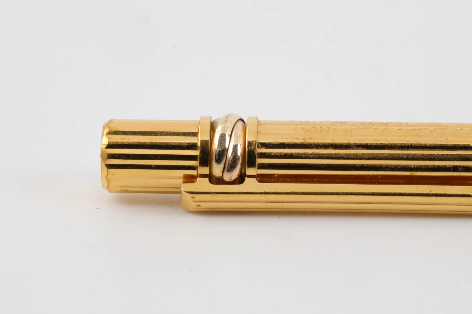 Cartier 925 Gold Plated Silver Trinity Pen (32.16g.)