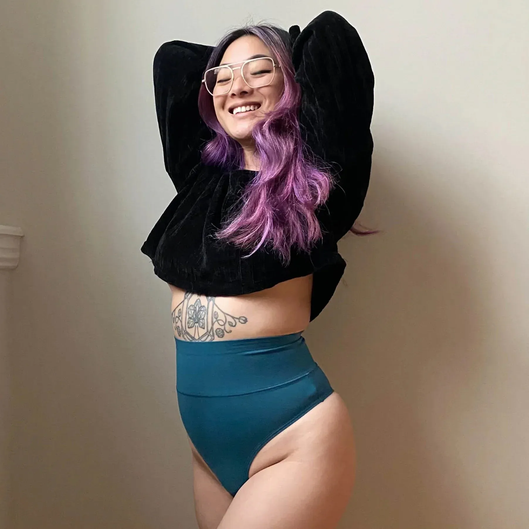 Cheeky High Leg Panties - Aurora