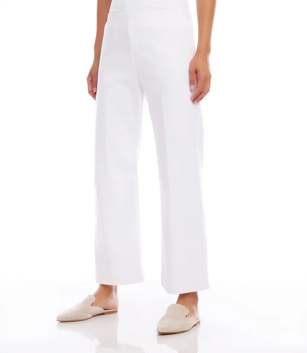 Cropped Wide Leg Pants