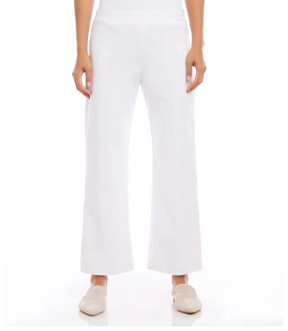 Cropped Wide Leg Pants