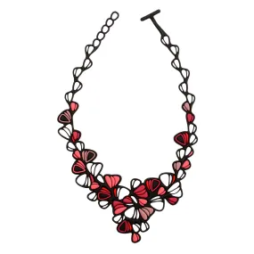 Dahlia Necklace, Cherry