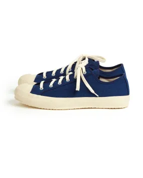 Doek Court Canvas Sneaker: Indigo