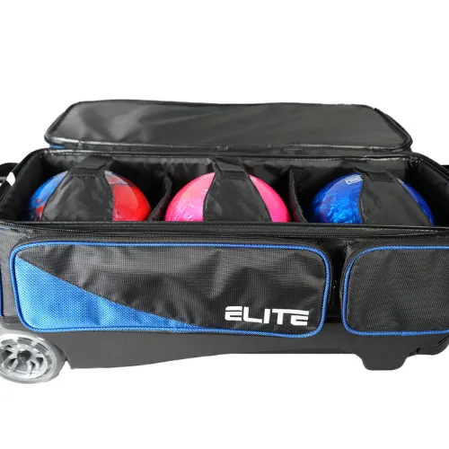 Elite Deluxe 3 Ball Roller Bowling Bag