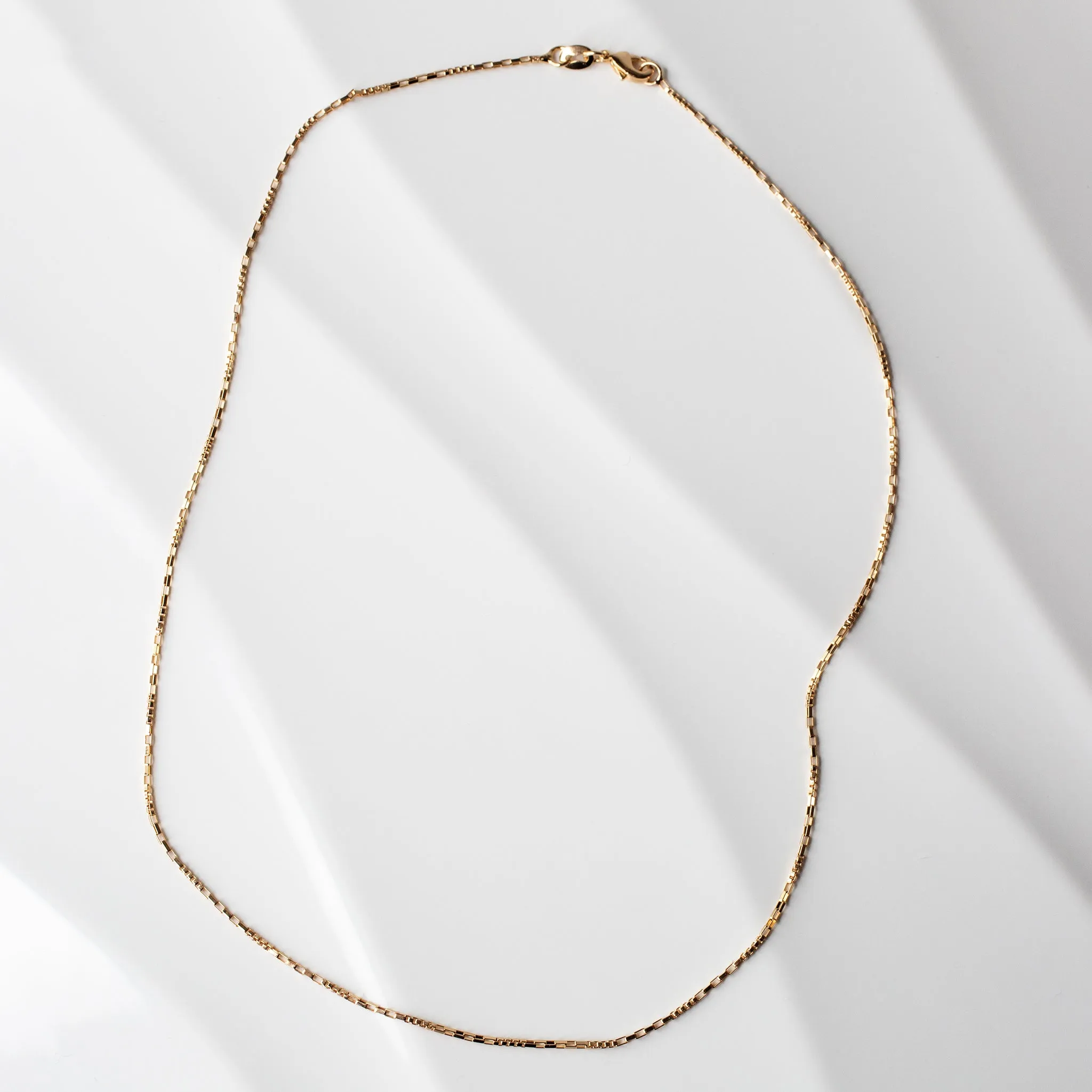 Fiona Mini Figaro Box Chain Necklace