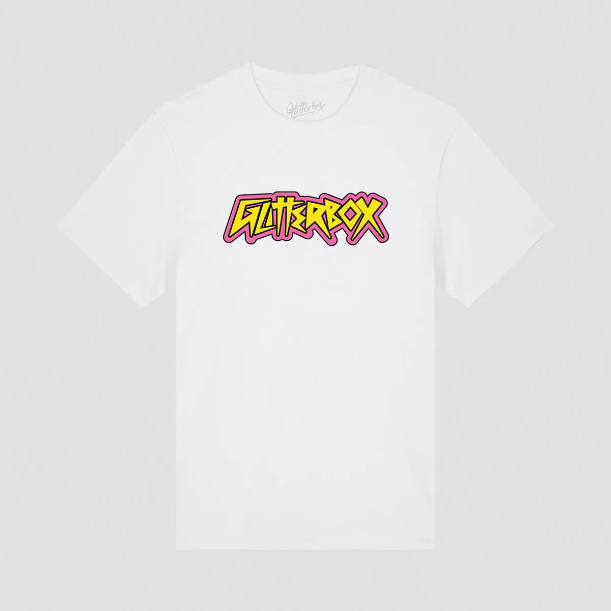 Glitterbox Pink/Yellow Punk Logo T-Shirt