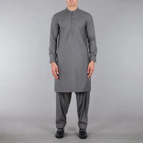 Grey Shalwar Qameez