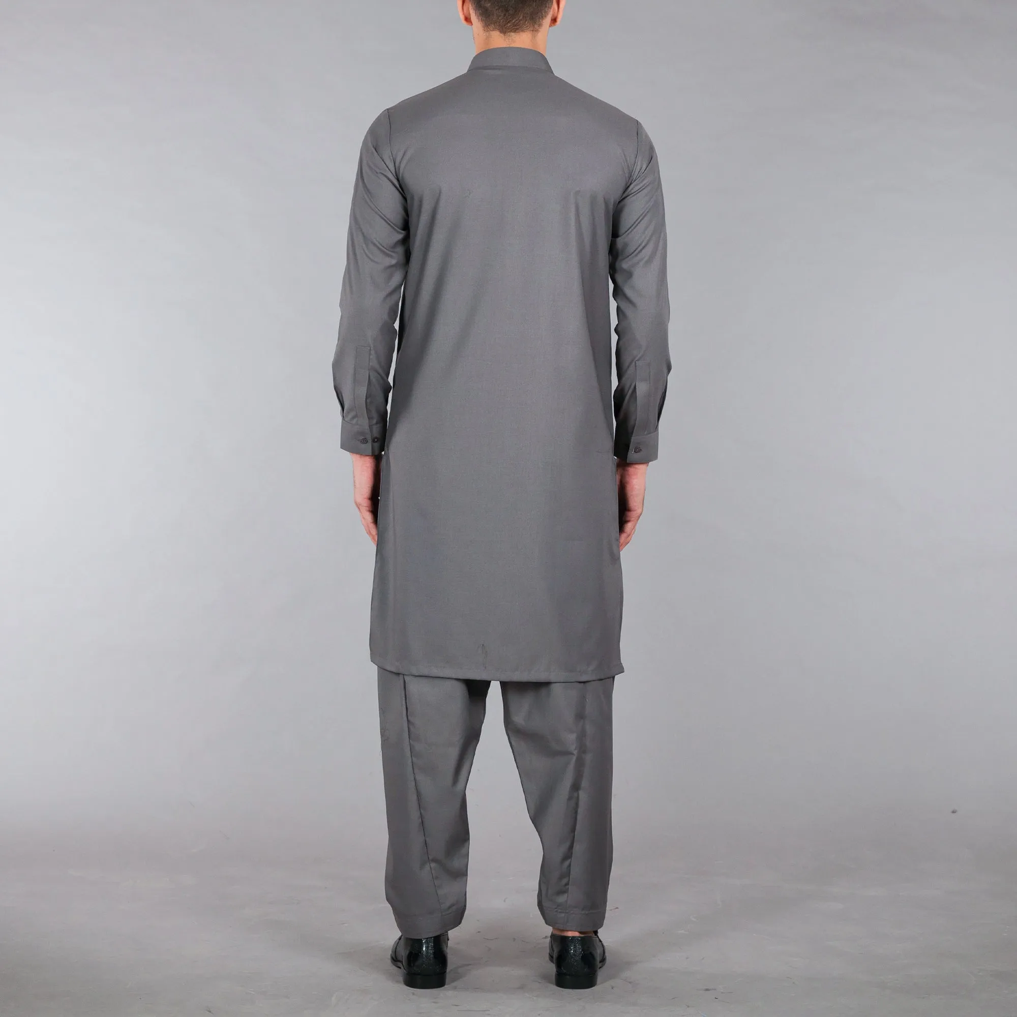 Grey Shalwar Qameez