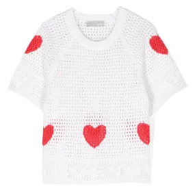 I Love You Crochet Knit T-Shirt