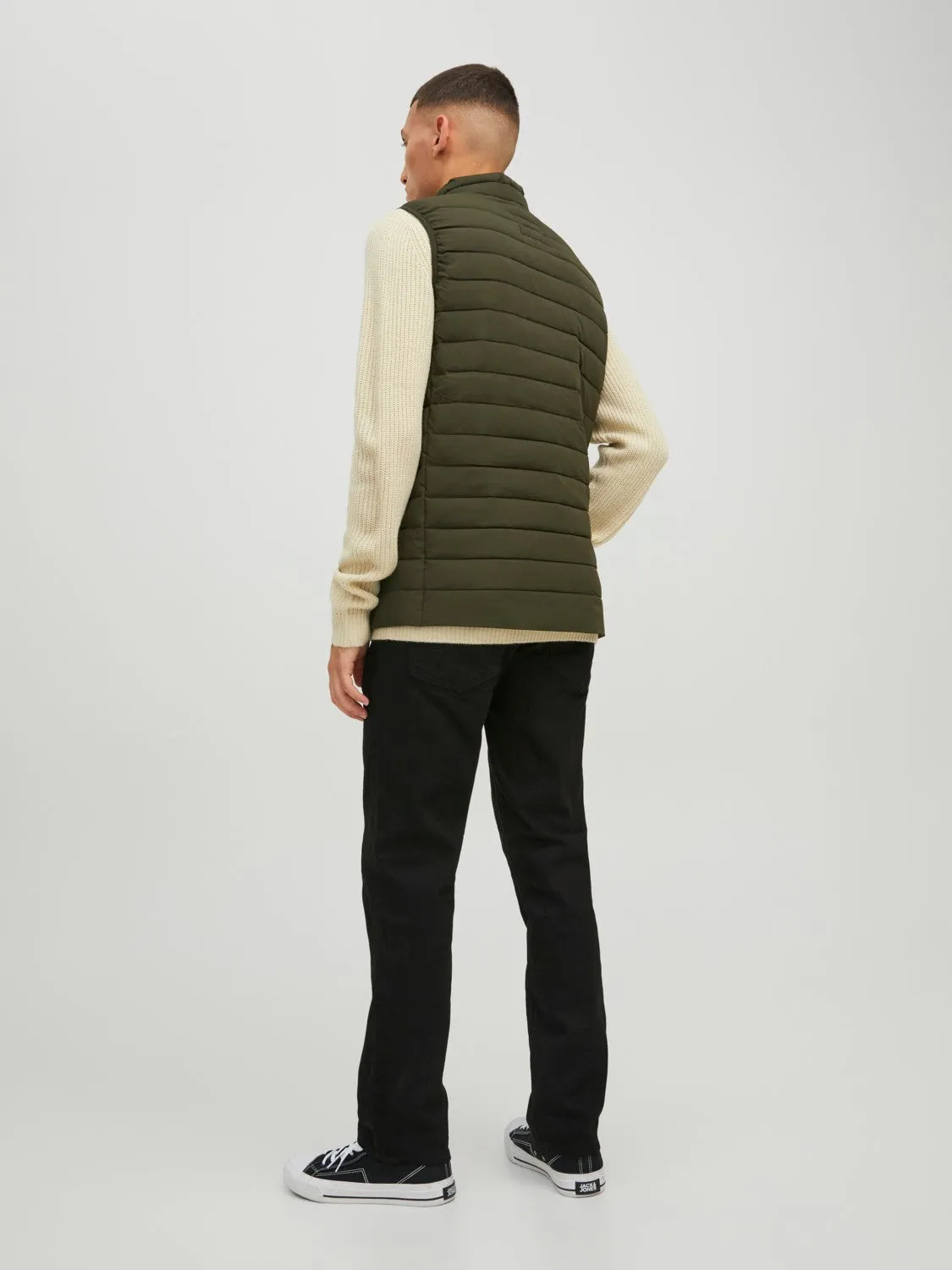 Jack & Jones Mens 'JJERECYCLE' Puffer Gilet/ Bodywarmer