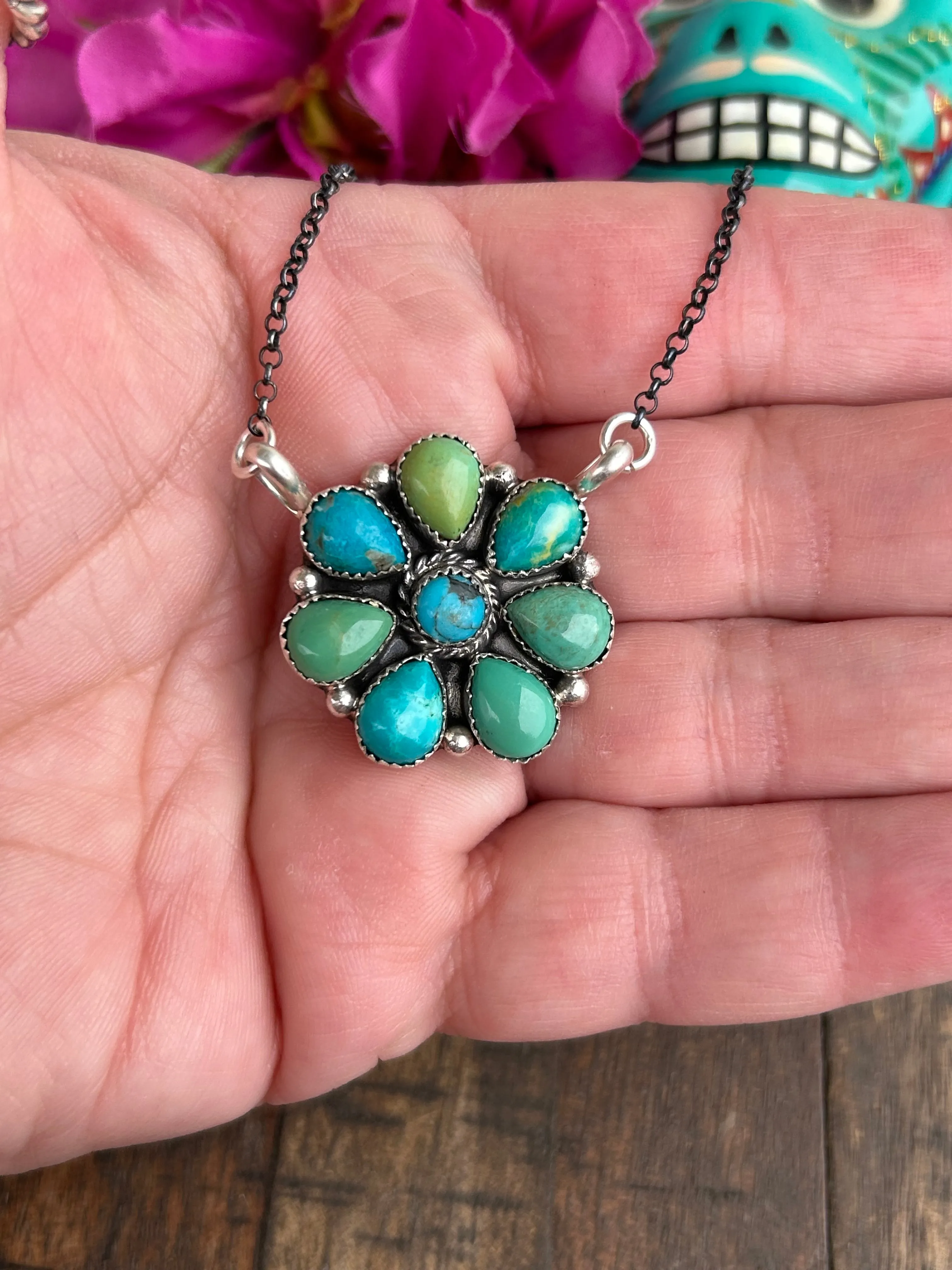 Kingman Cluster Necklace #2