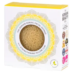 Konjac Yellow Clay Facial Sponge - New Shape