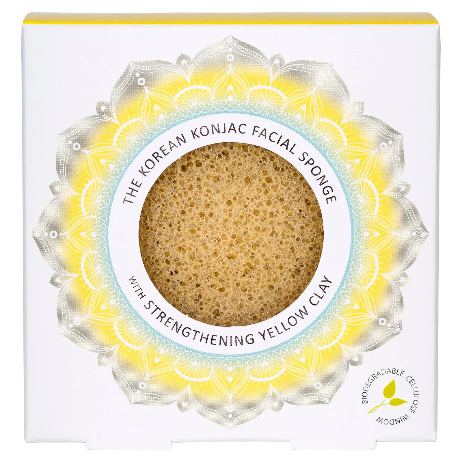 Konjac Yellow Clay Facial Sponge - New Shape