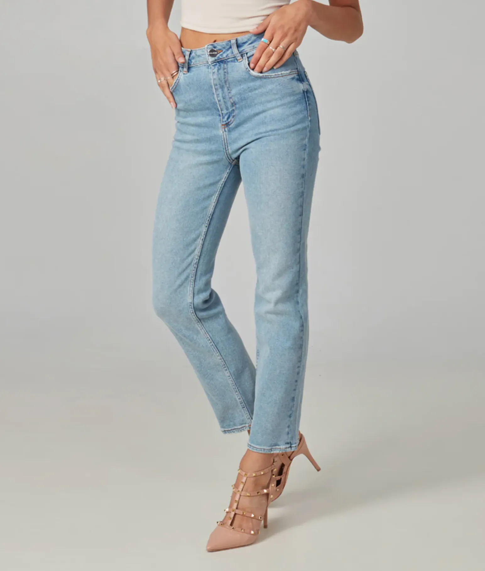 Lola Denver jeans, high-rise straight