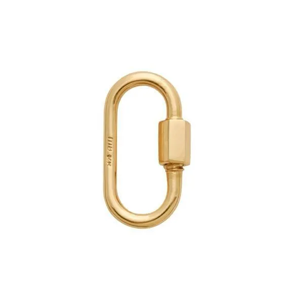 Marla Aaron Medium Lock in 14k Yellow Gold