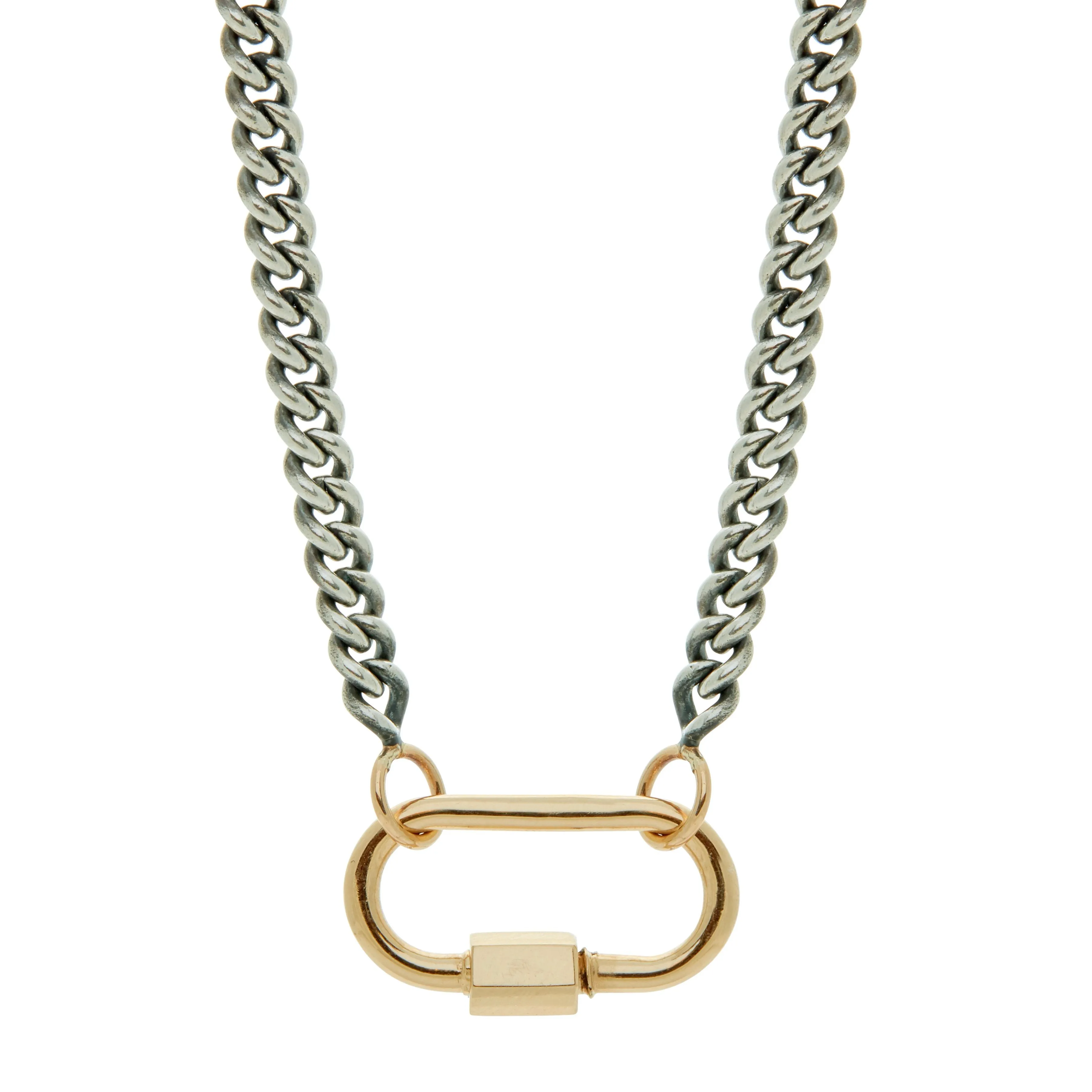 Marla Aaron Medium Lock in 14k Yellow Gold