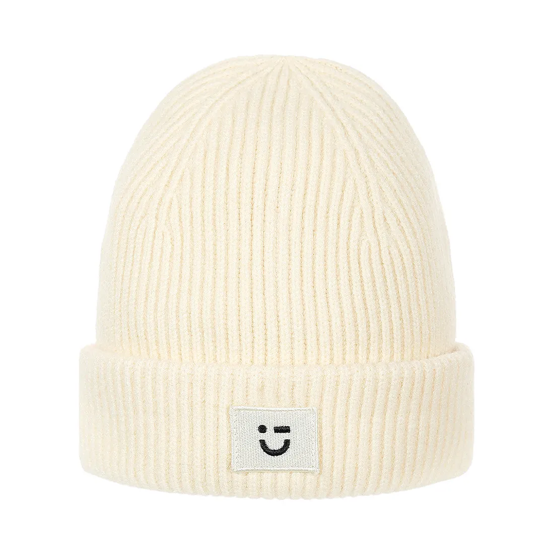 MINISO Simple Series Smiley Face Beanie Hat