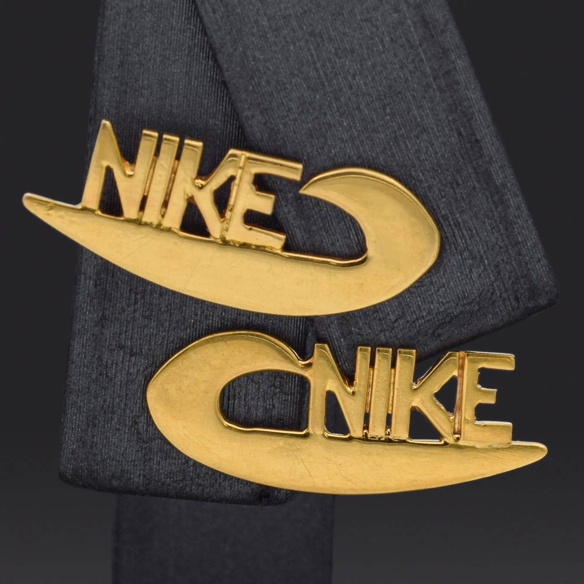 Nike 14K Yellow Gold Stud Earrings