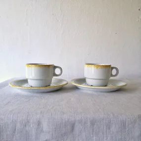 Sarreguemines (サルグミンヌ)   | Vintage cup&saucer x2 ヴィンテージカップx2 ②