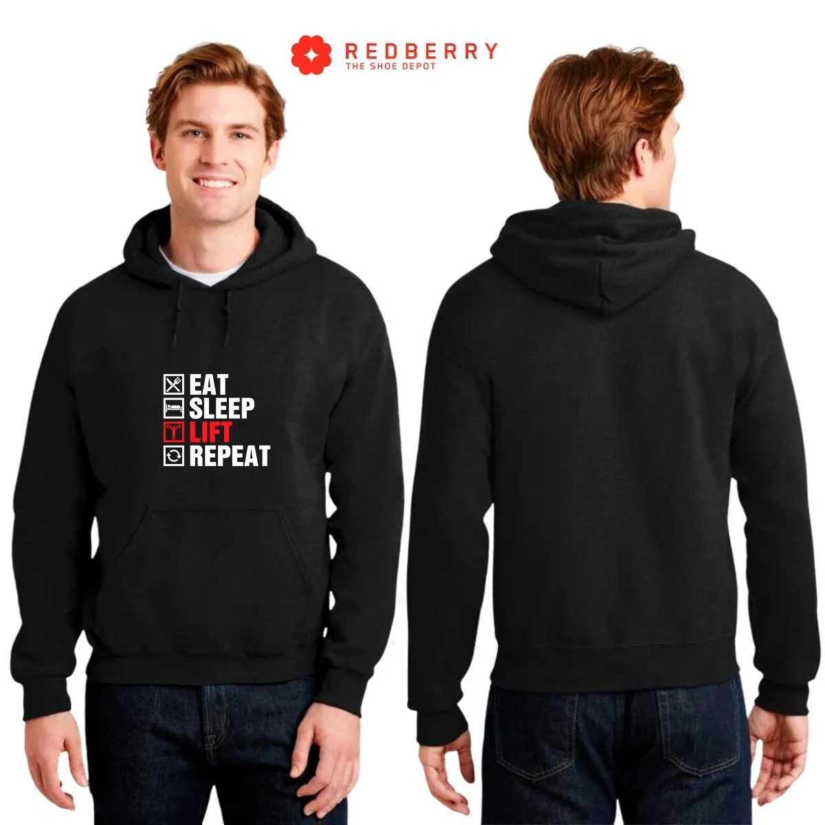 Sudadera Hombre  Hoodie Gym Ejercicio Fitness 003