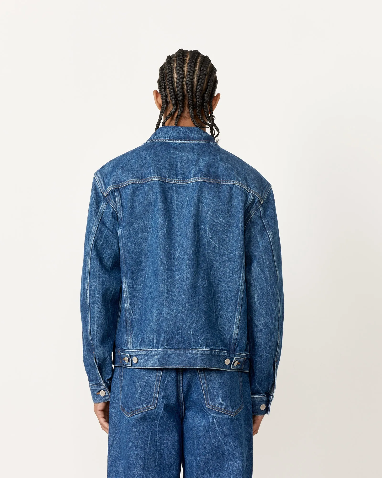 Vuskin Denim Jacket in Blue