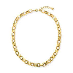 YGP Stainless  Large Round Link Necklace