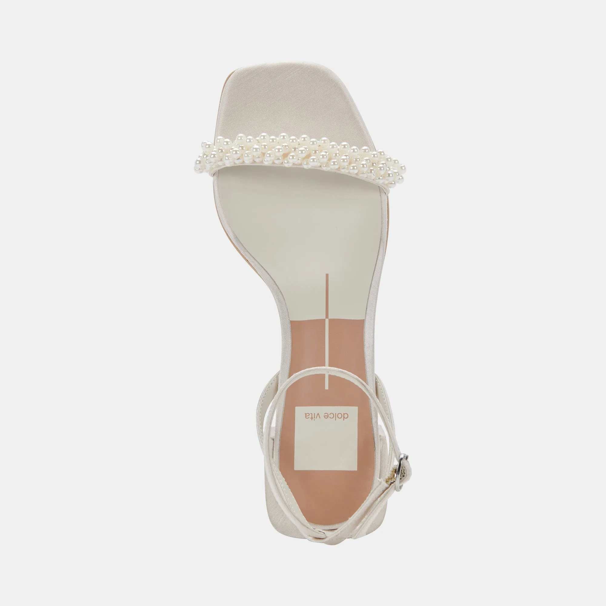 ZALIMA HEELS VANILLA PEARLS